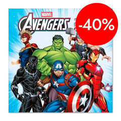 Calendario pared 2026 30x30cm Vengadores