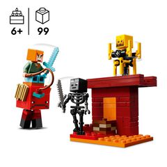 LEGO® Minecraft La Batalla de Lava del Inframundo 21266