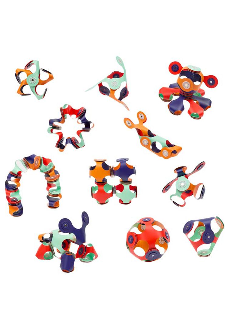 Construcción Magnética Clixo Espacio 9 piezas Construcción Magnética Clixo Espacio 9 piezas