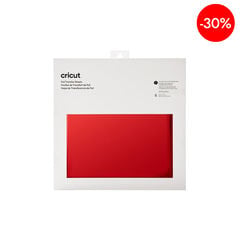 Foil 30x30cm vermell 8 fulls