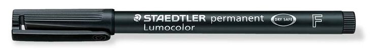 Rotulador permanente Lumocolor Punta F amarillo