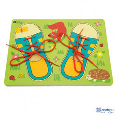 Encaje cordón zapatos