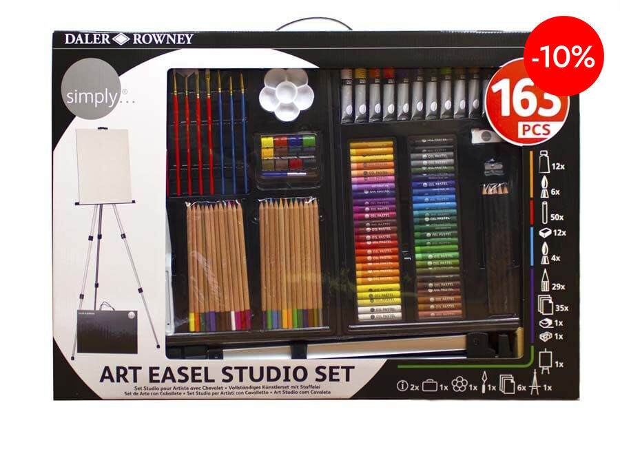 Set Art Essential Daler-Rowney-Rowney 163 piezas