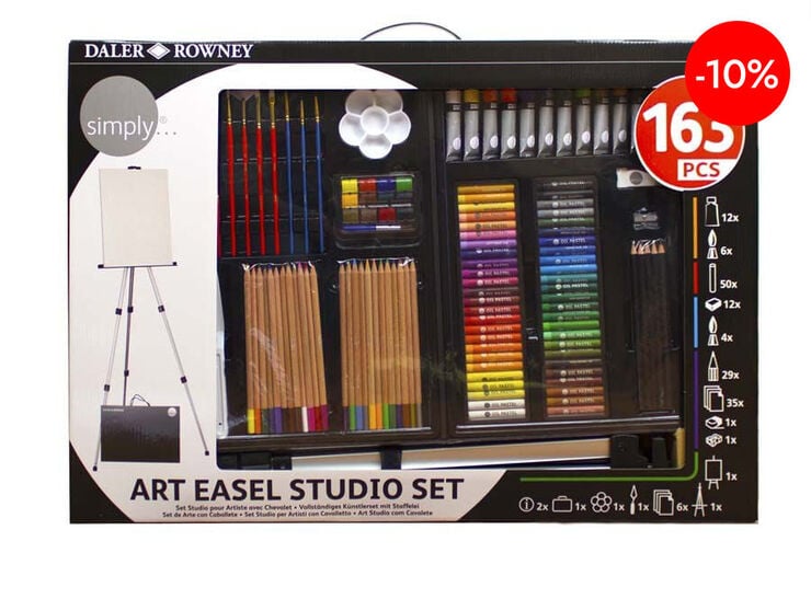 Set Art Essential Daler-Rowney-Rowney 163 piezas