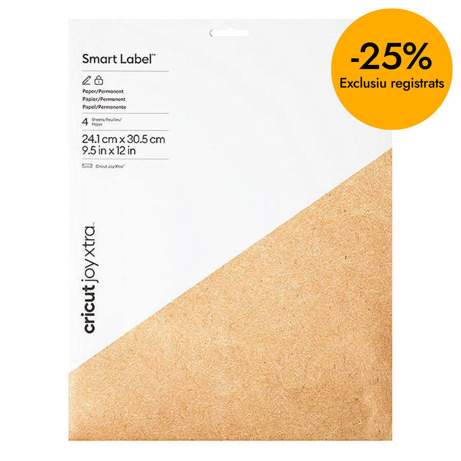 Xtra Etiquetes Smart imprimible permanentekraft 4 fulls