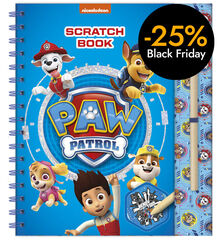 Libro Lámina para Rascar Paw Patrol