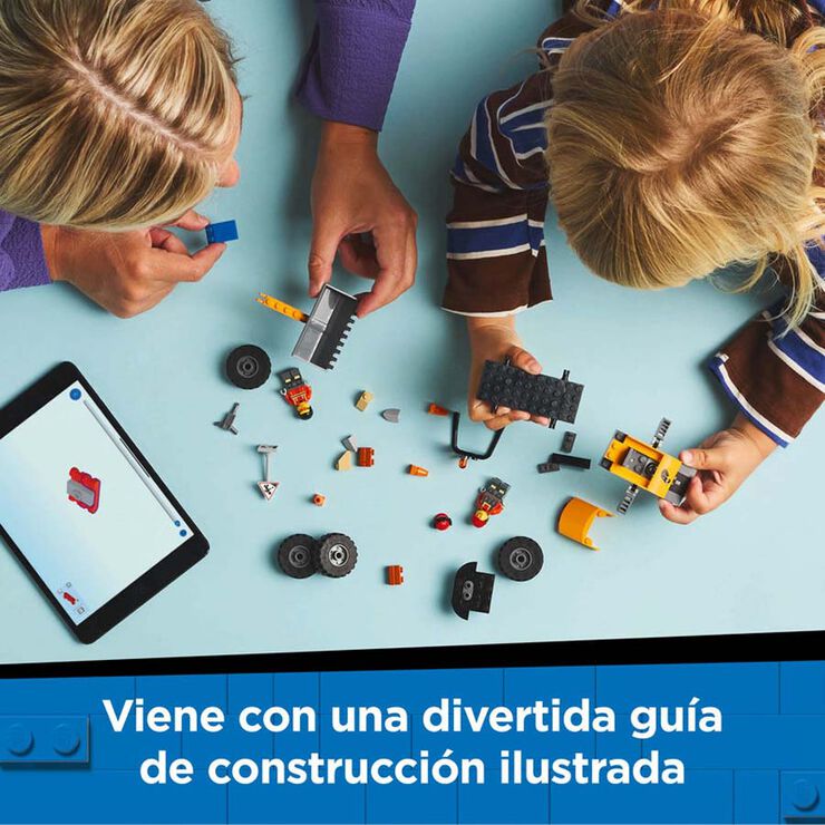 LEGO® LEGO City Cargadora con Ruedas Amarilla 60450