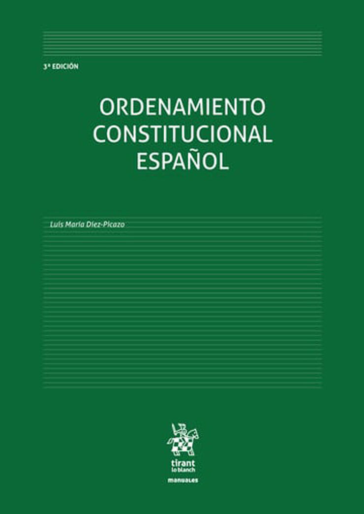 Ordenamiento Constitucional Español 3ª Edición