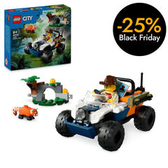 LEGO® City Exploradores de la Jungla: TodoterreNo y Misión del Panda Rojo 60424