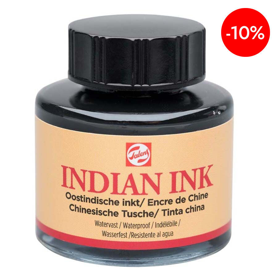 Tinta china Talens Indian 30ml negro