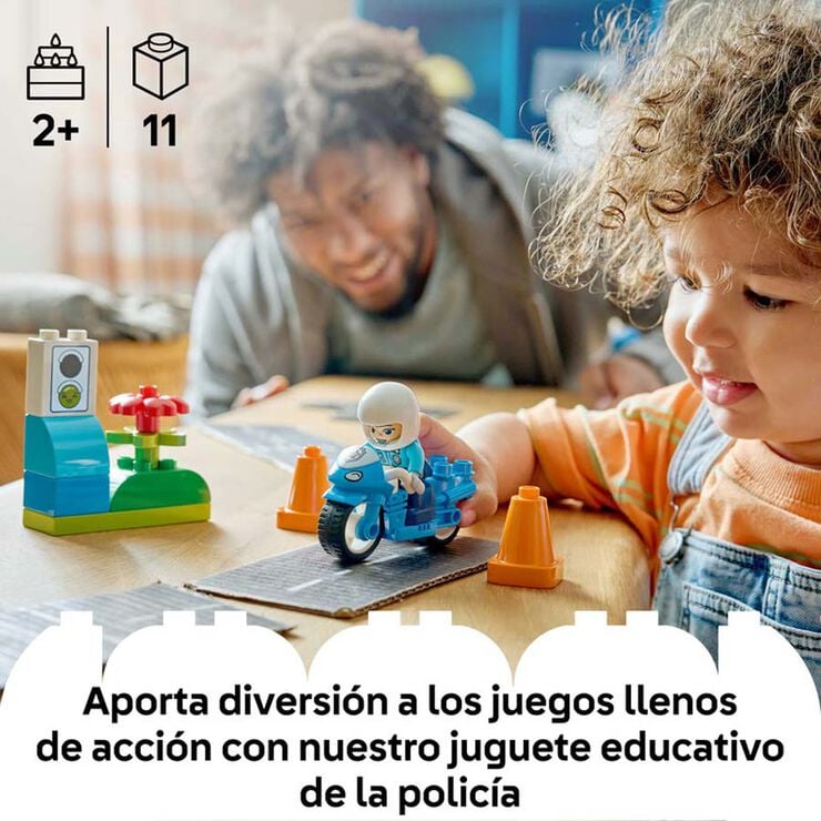 LEGO® DUPLO Town Moto de Policía Azul 10471