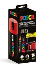 Rotuladores Posca Estuche Metal Coleccionista 13 colores