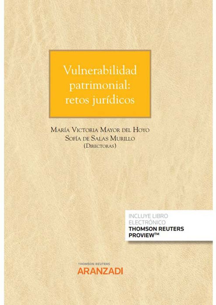 Vulnerabilidad patrimonial: retos jurídicos (Papel + e-book)