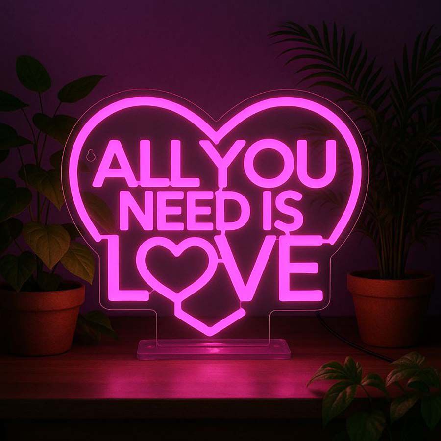 Luz sobremesa Legami Al you need is love