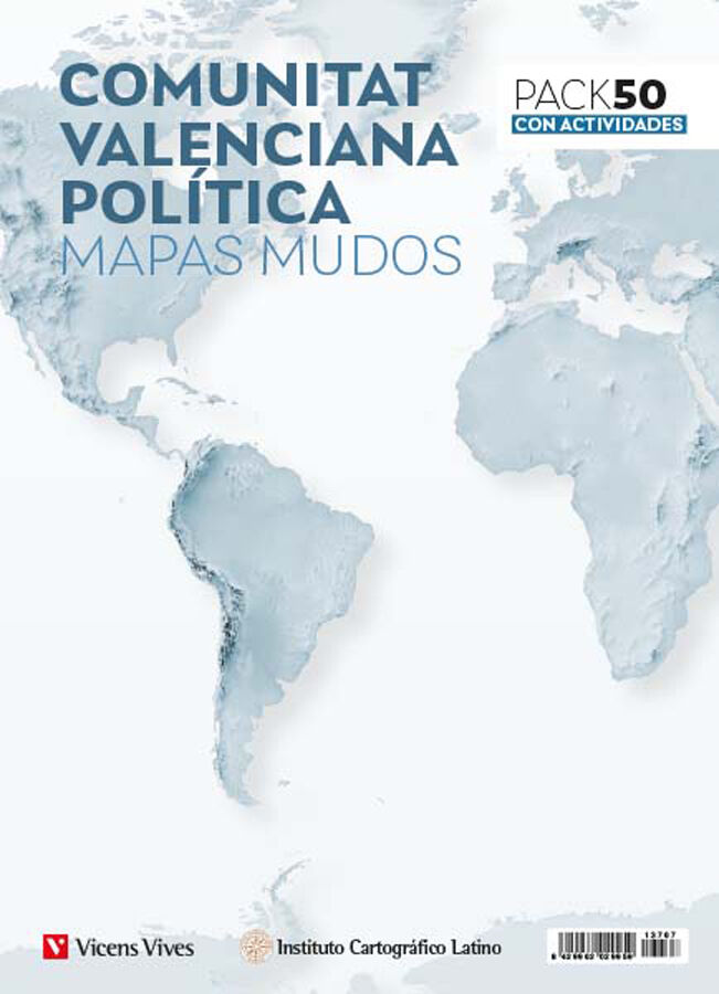 Mapa mudo pol&iacute;tico Valencia (50)