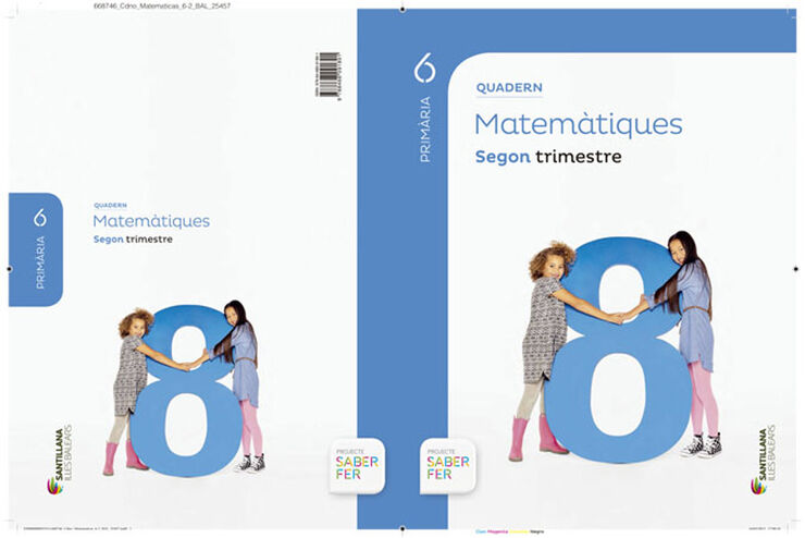 Matem&agrave;tiques Quadern 2 6&egrave; Prim&agrave;ria