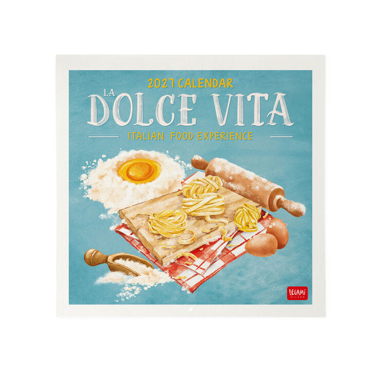 Calendario Legami 30x29 Pared La Dolce Vita Multiling&uuml;e 2027