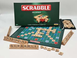 Scrabble Clásico Catalán Madera