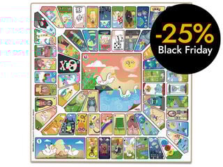 Tablero parchís-oca 4 jugadores 40x40 cm