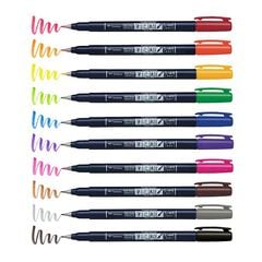 Rotuladores Tombow Fudenosuke WS-BH 10 colores