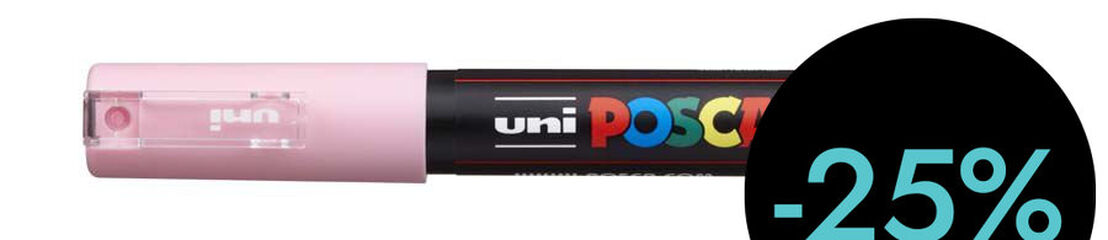 Rotulador Posca PC-1M 0,7mm rosa claro