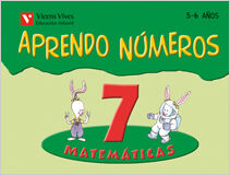 Aprendo N&uacute;meros 7 Infantil 5 A&ntilde;os