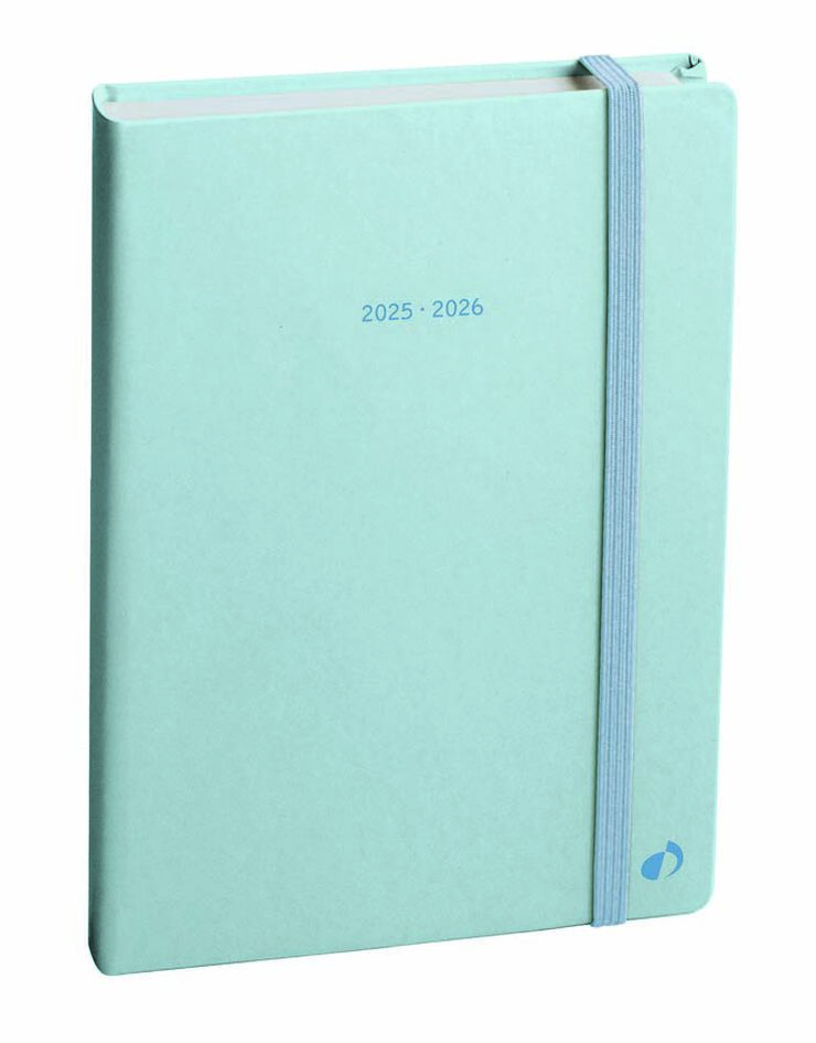 Agenda escolar Quo Vadis Pastel 12x17cm día pág. mult. 2025-26 azul