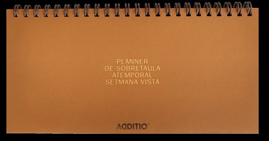 Planificador Mesa Additio Semana Vista Atemporal Catal&aacute;n