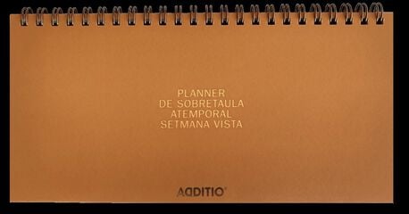 Planificador Mesa Additio Semana Vista Atemporal Catal&aacute;n