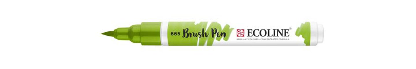 Retolador Ecoline Brush Pen verd primavera 665
