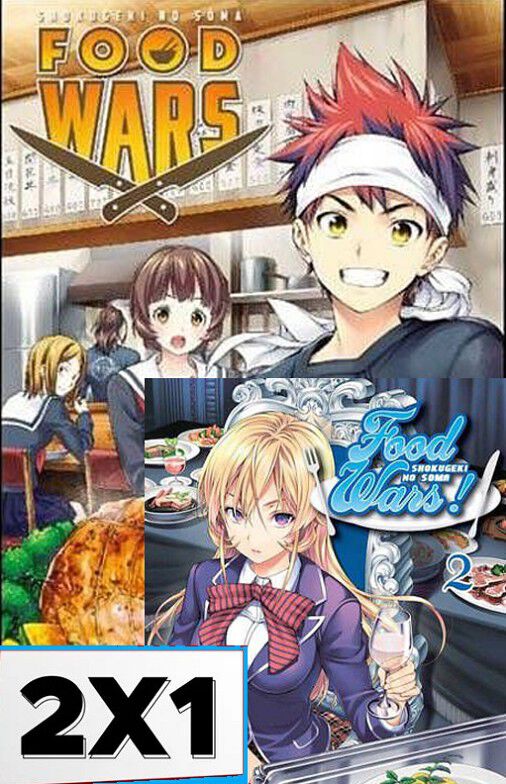 Food wars 1 y 2