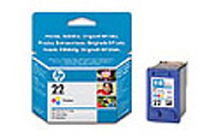 Cartucho original HP 22 tricolor - C9352AE