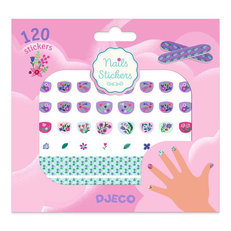 Adhesivos para uñas Flores