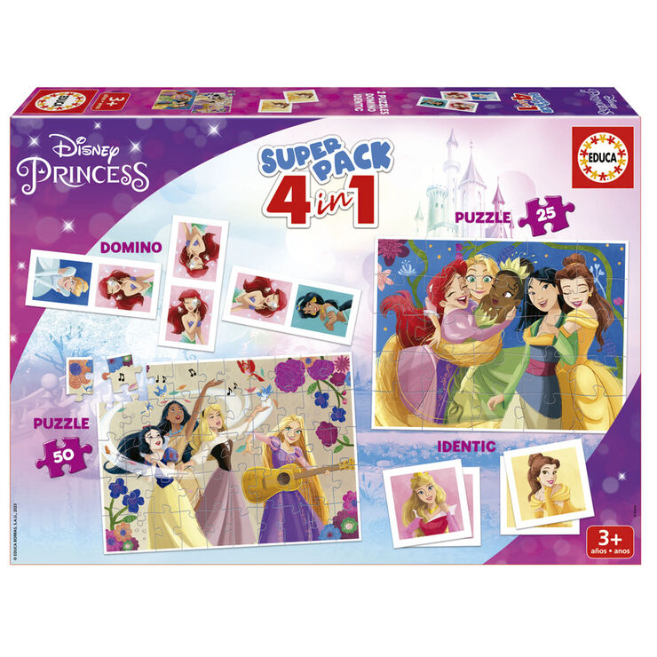 Super Pack Disney Princess 4 en 1