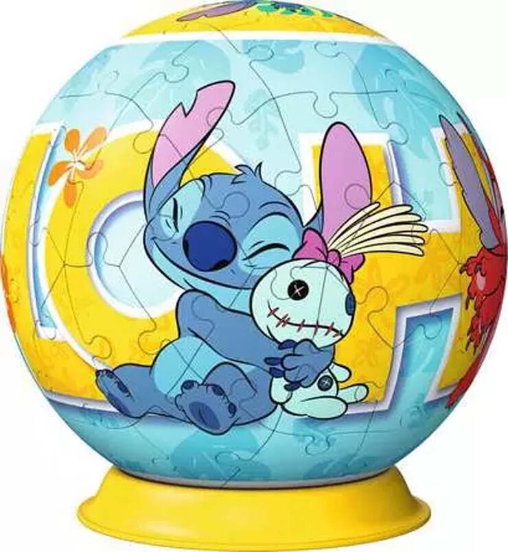 Puzle Ball 3D 72 peces Stitch