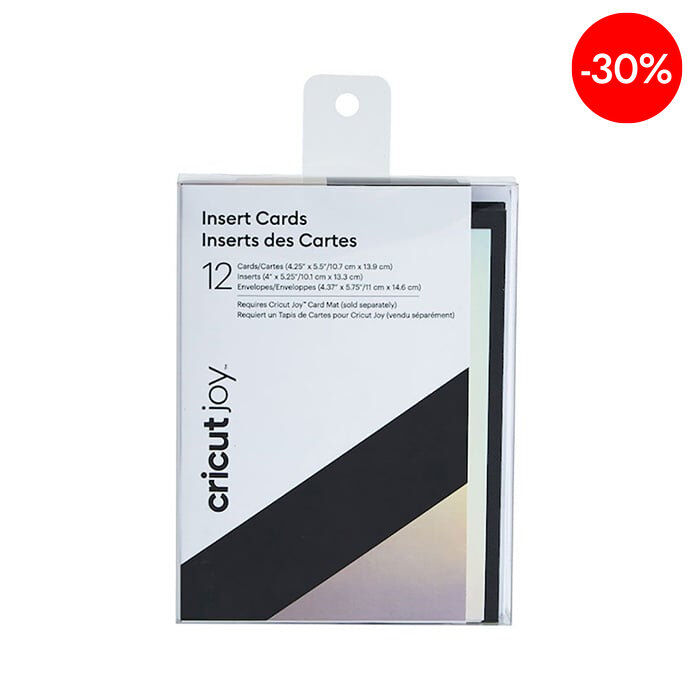 Joy Targetes negre i plata 12u