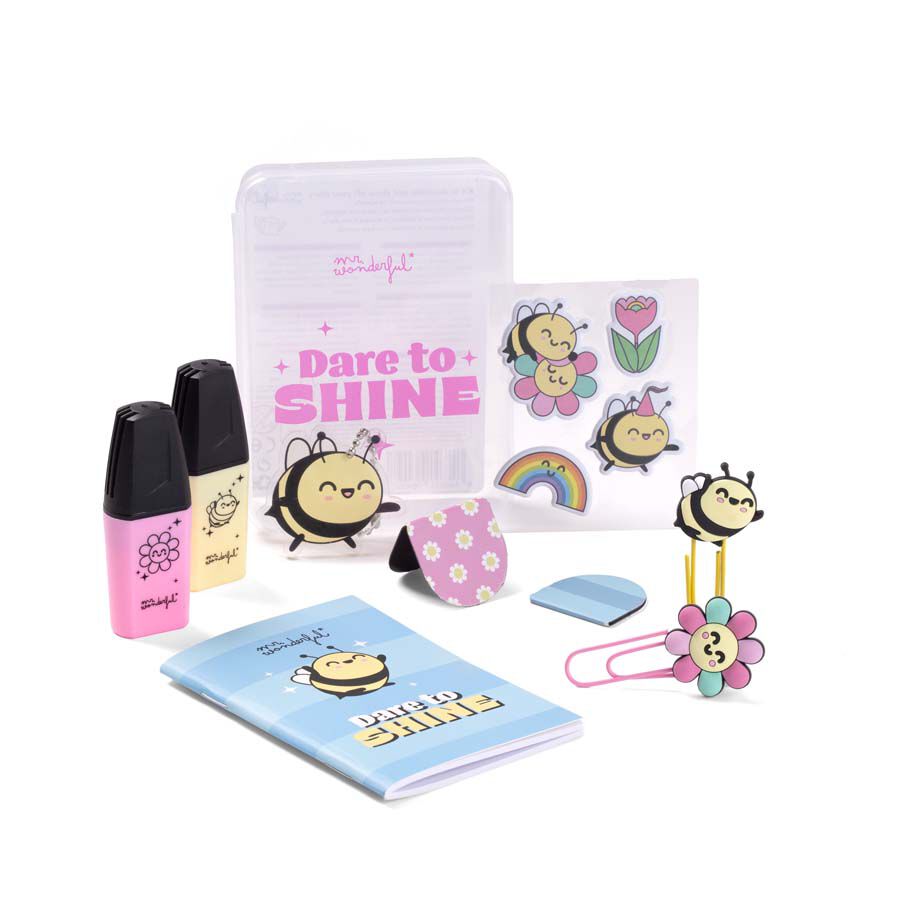 Kit Mr. Wonderful per pesonalitzar agenda Dare to shine