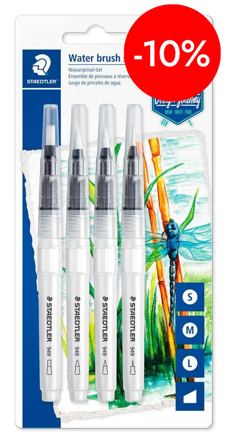 Pinzells d'aigua Staedtler 4u