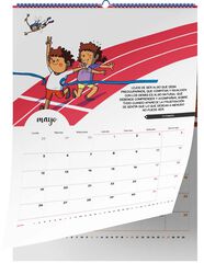 Calendario pared 2025 El Hada de los Volcanes