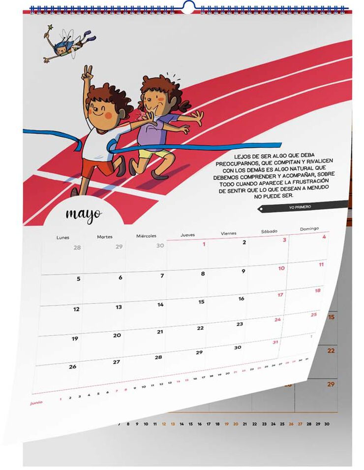 Calendario pared 2025 El Hada de los Volcanes