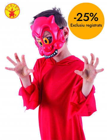 M&aacute;scara Rubie'S Diablo media cara