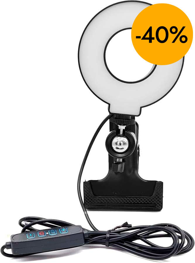 Llum Selfie per a Port&agrave;til Kikkerland