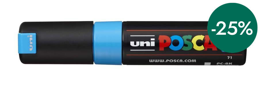 Retolador Posca PC-8K 8mm turquesa