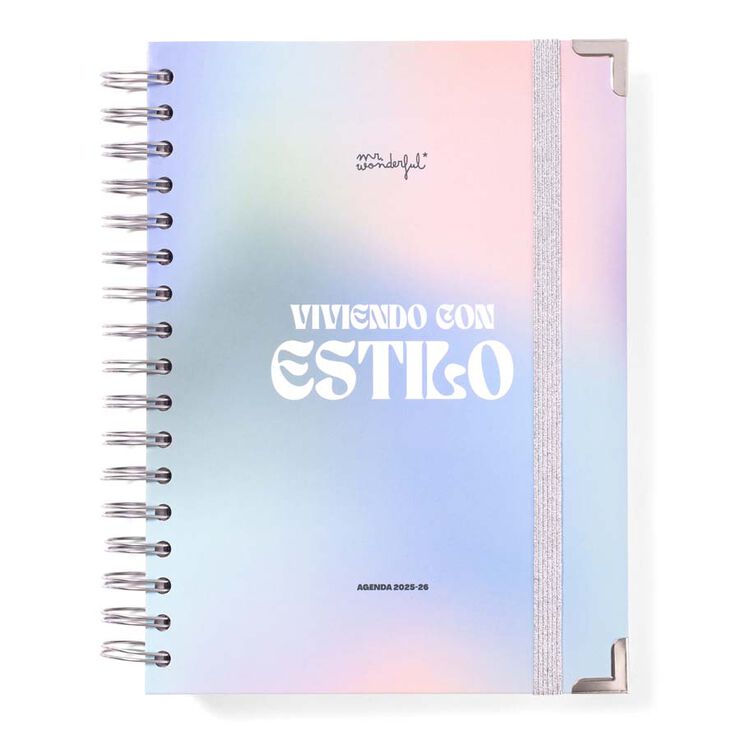 Agenda 18 mesos Mr. Wonderful Office sem/vista cas 2025-26 Viviendo con estilo
