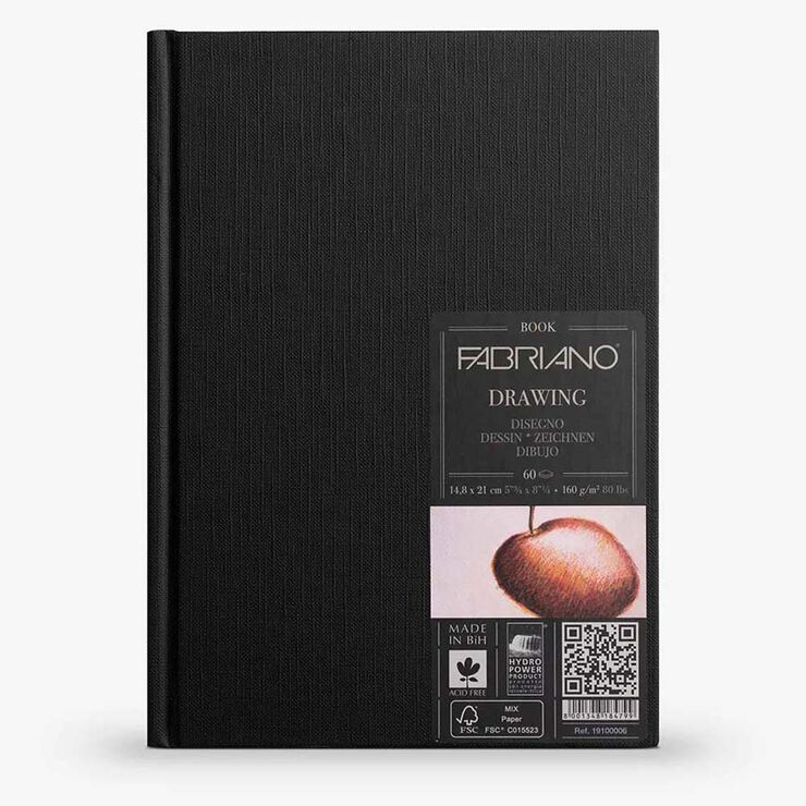 Bloc cosit Dibuix Fabriano A5 60 fulls 160g