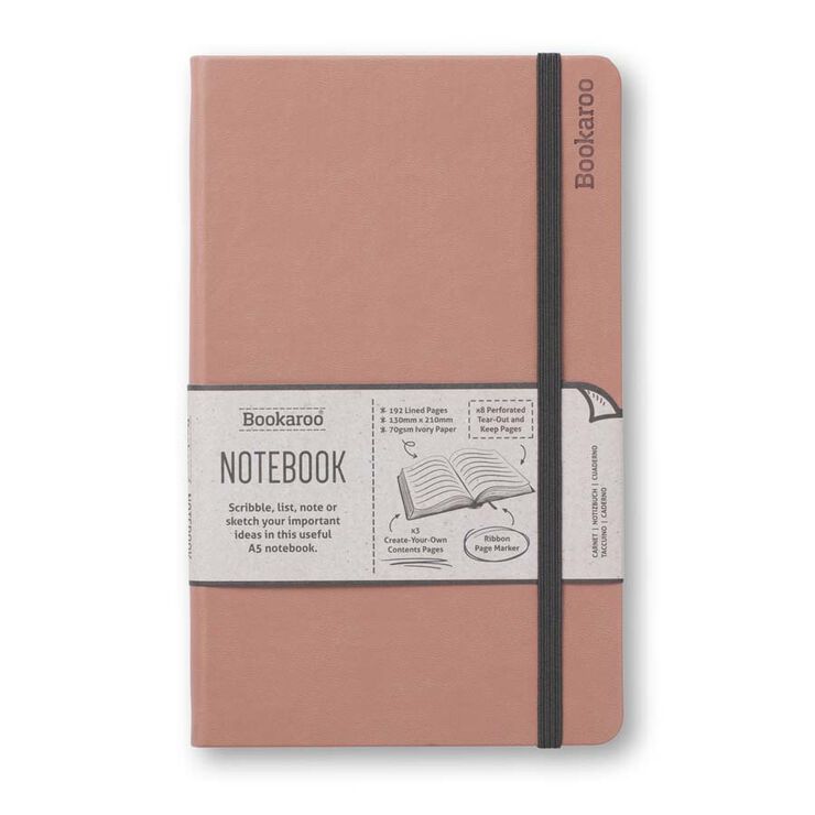 Libreta A5 raya Blush