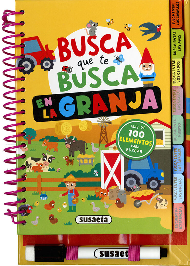 Busca que te busca. En la granja