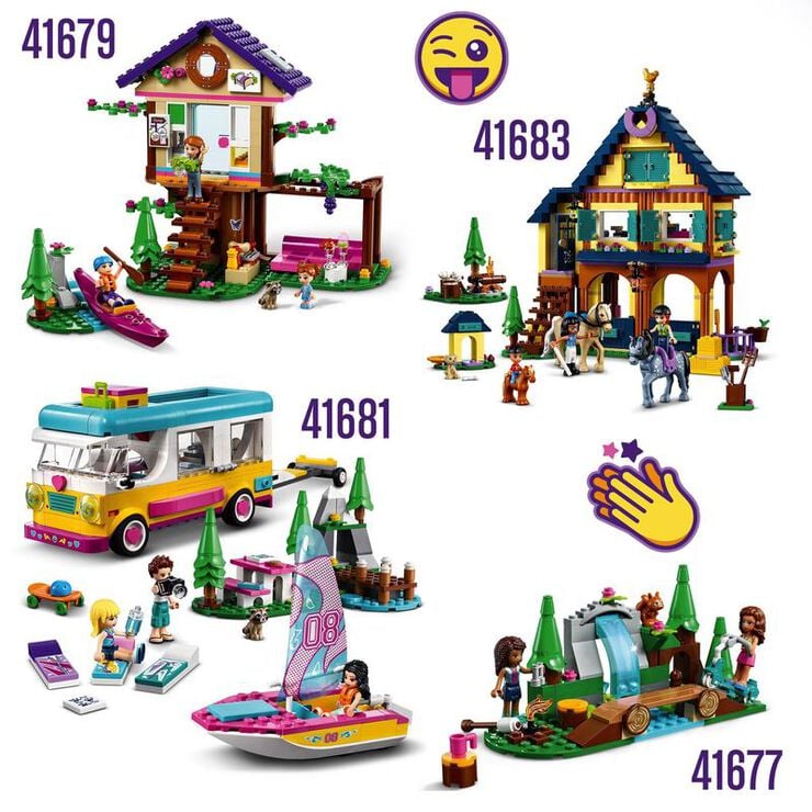 LEGO® Friends Bosque cascada 41677