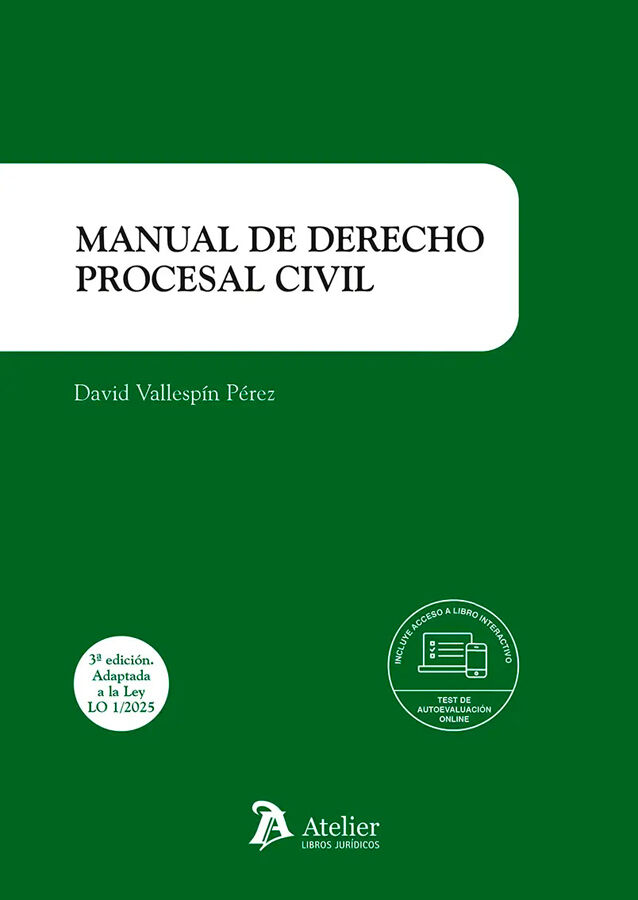 Manual de Derecho procesal civil. 3&ordf; edici&oacute;n