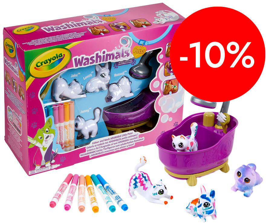 Washimals Banyera 4 Mascotes